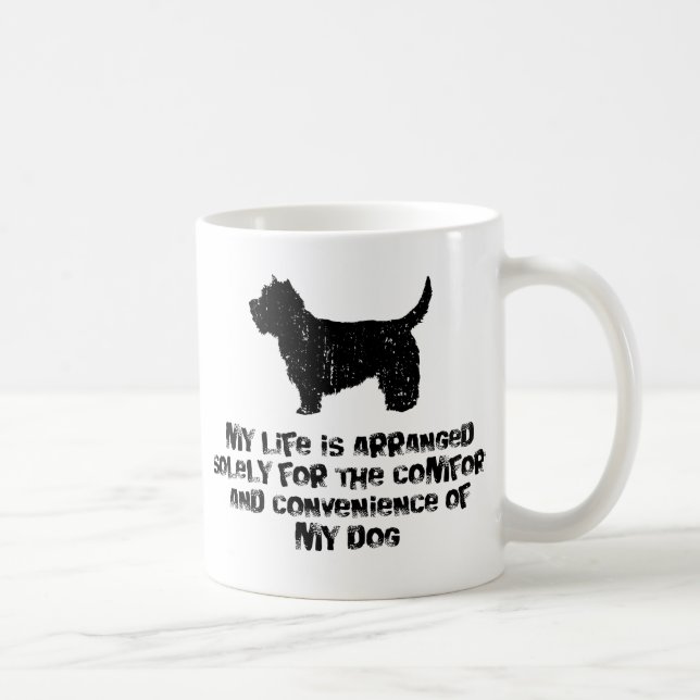 Steinhaufen Terrier Kaffeetasse (Rechts)