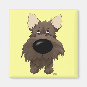 Steinhaufen-Terrier-Magnet Magnet