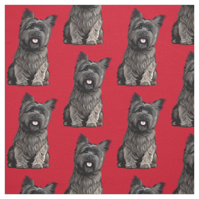 Steinhaufen Terrier Stoff (Muster)