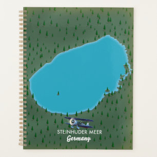 Steinhuder Meer Allemagne carte toile Imprimer
