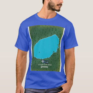 Steinhuder Meer Deutschland Karte T-Shirt
