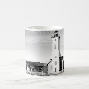 Steiniger Punkt-Leuchtturm Kaffeetasse