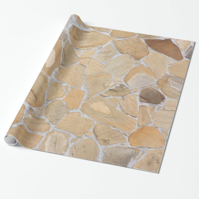 Steiniges Muster Geschenkpapier (Ungerollt)