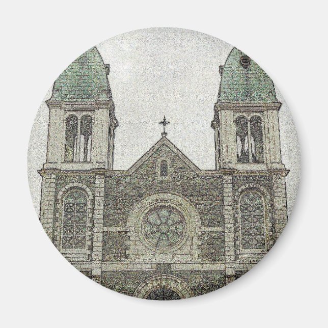 Steinkirche Magnet (Vorne)