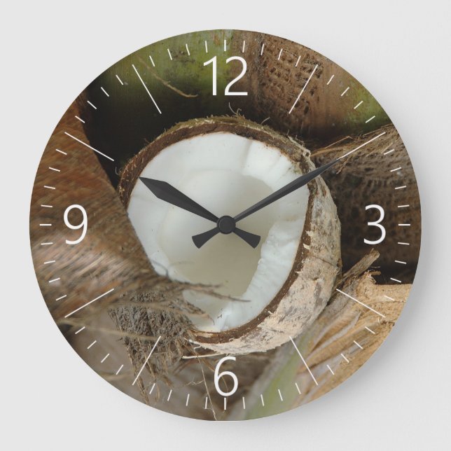 Steinkohle Große Wanduhr (Vorderseite)