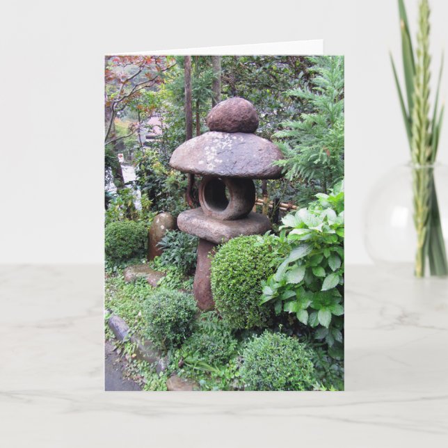 Steinlaterne Karte (Vorderseite)