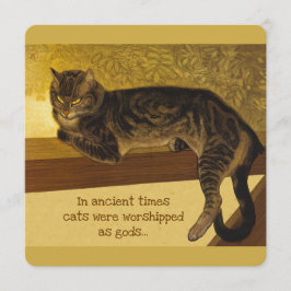 Steinlen Balustrade Grumpy Cat Zitat CC0976 Card