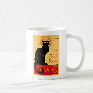 Steinlen Black Cat Classic French Artwork Kaffeetasse