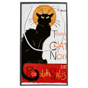 Steinlen Black Cat Classic French Artwork Kleine Geschenktüte