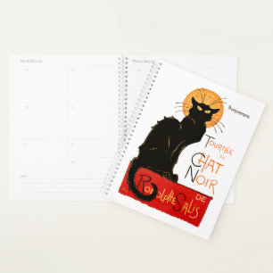 Steinlen Black Cat Classic French Artwork Planer