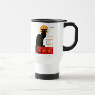 Steinlen Schwarze Katze Klassischer Französischer  Reisebecher