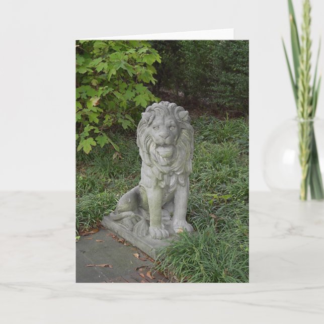 Steinlöwe Karte (Vorderseite)