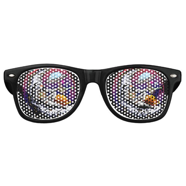 Steinmagnet Partybrille (Vorderseite)