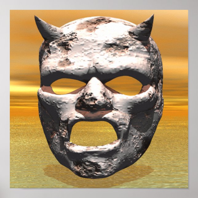 Steinmaske Poster (Vorne)