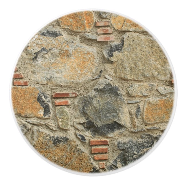 Steinmauer Keramikknauf (Vorderseite)