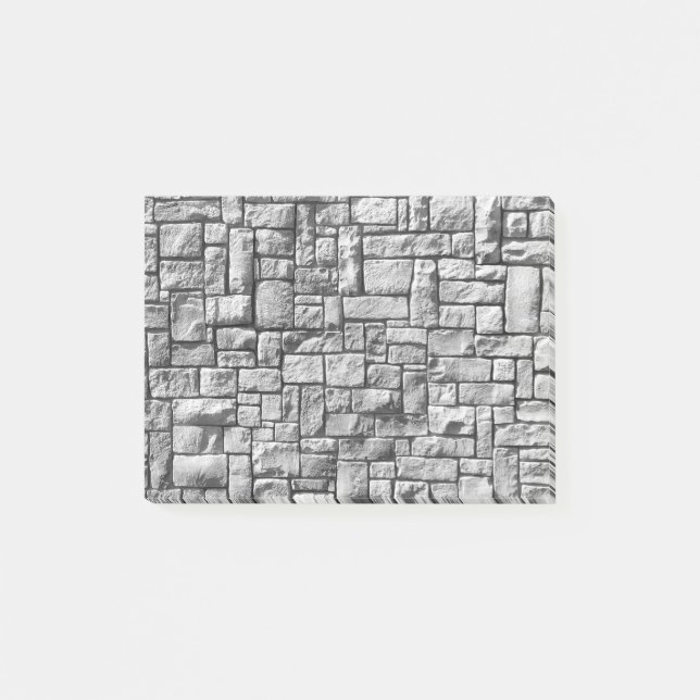 Steinmauer Post-it Klebezettel (Vorderseite)