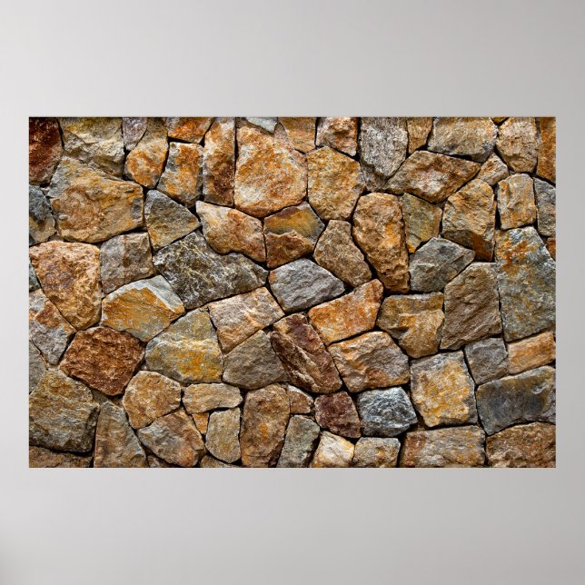 Steinmauer Poster (Vorne)