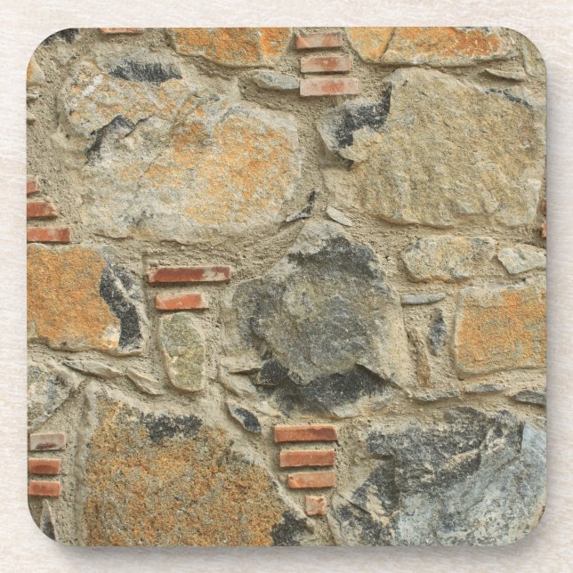 Steinmauer Untersetzer (Vorderseite)