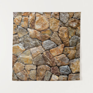 Steinmauer wandteppich
