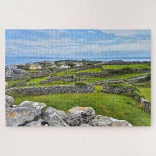 Steinmauern, Inisheer, Aran-Inseln, Irland