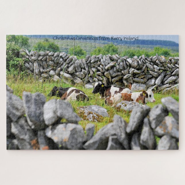 Steinmauern von Kerry. Jigsaw Puzzle (Horizontal)