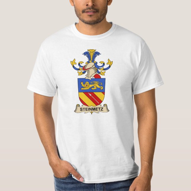 Steinmetz Familienwappen T-Shirt (Vorderseite)