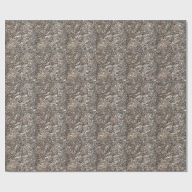 Steinmuster Geschenkpapier (Flach)