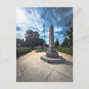 Steinobelisk-Denkmal Covington Town Square Postkarte