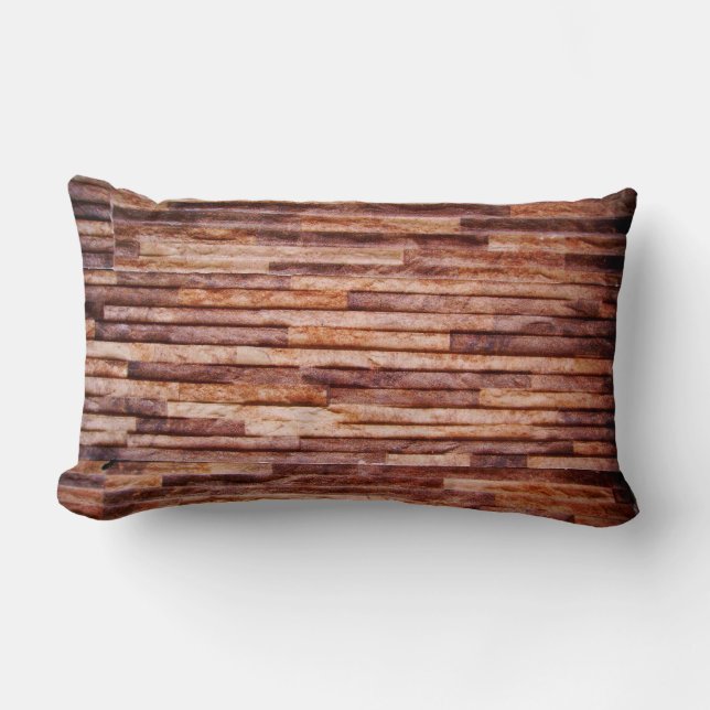 Steinplatten beschichtete Wand Lendenkissen (Vorderseite)
