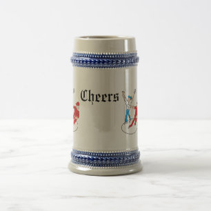 Steins Frosted Bierkrug: Prost Bierglas
