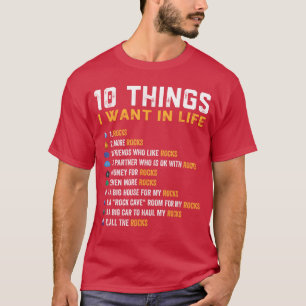 Steinsammler Rockhounding Geologe Rockhound Ge T-Shirt