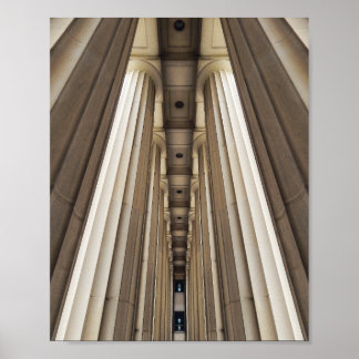 Steinsäulen Poster