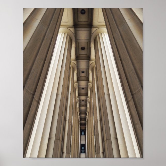Steinsäulen Poster (Vorne)