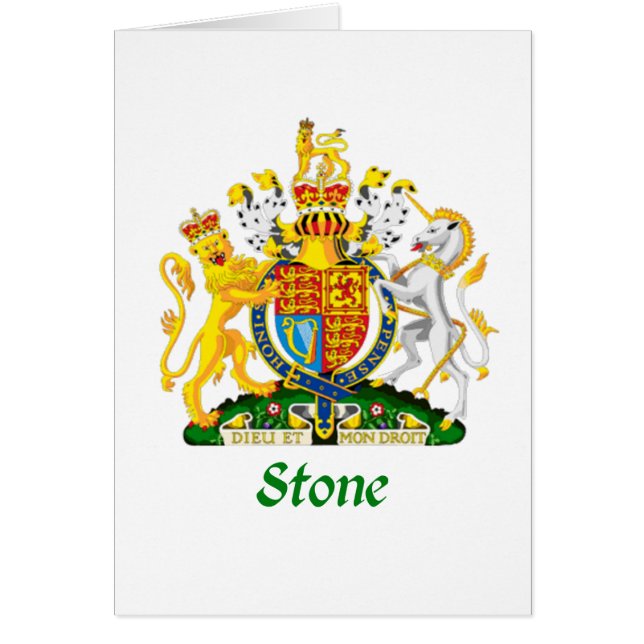 Steinschild von Großbritannien (Vorne)