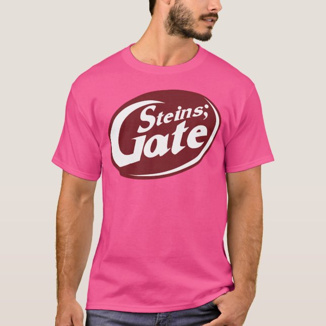 Steinsgate - Ein intellektuelles Getränk T-Shirt (Vorderseite)