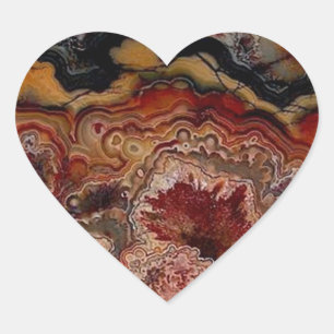 Steinstruktur Herz-Aufkleber