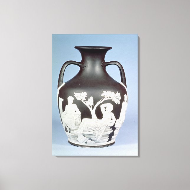 Steinware, Kopie der Portland Vase Leinwanddruck (Vorderseite)