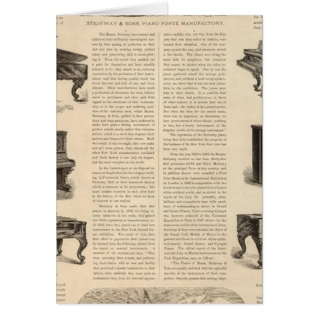 Steinway und Sons, Piano-Hersteller (Vorne)