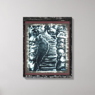 Steinweg Leinwanddruck