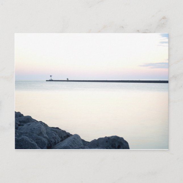 Steinwurf Postkarte (Vorderseite)