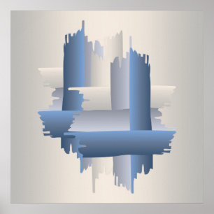 Steinziegelstadt Poster