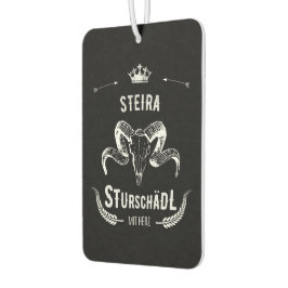 Steira Sturschädl mit Herz Steiermark Österreich Autolufterfrischer