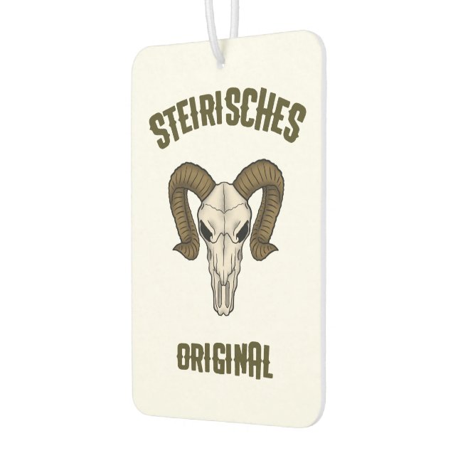 Steirisches Original Widder Steiermark Österreich Autolufterfrischer (Links)