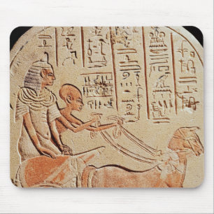 Stela, das einen Schreiber fährt einen Chariot Mousepad