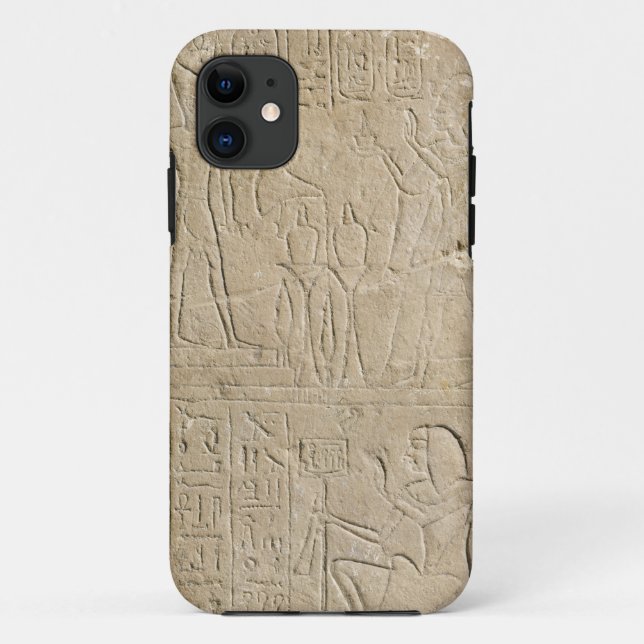 Stela, das Ramesses II anbietenweihrauch zu hallo Case-Mate iPhone Hülle (Rückseite)