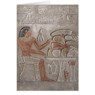 Stela dépeignant le décédé