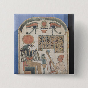 Stela des Harpist Djedkhonsuiuefankh Button