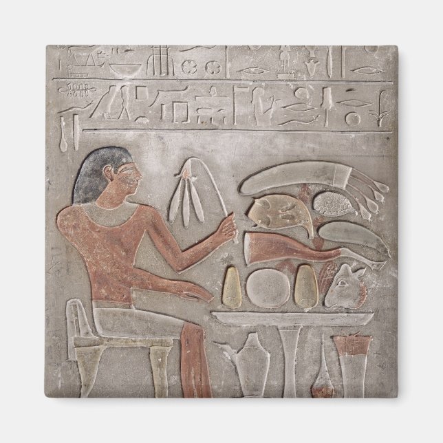 Stela, die die Verstorbenen darstellen Magnet (Vorne)