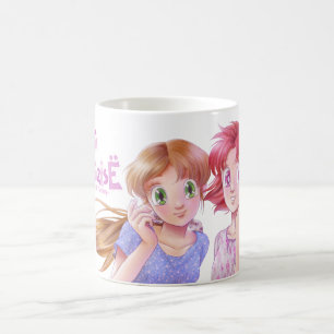 Stela und Sabrina von meiner ursprünglichen Manga Kaffeetasse