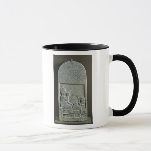 Stela von Si'gabbor, Priester des Mondgottes Tasse (Rechts)